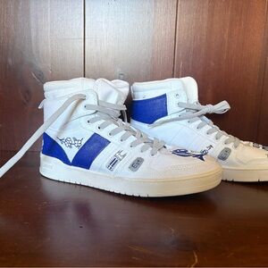 Levi's White and Blue Women's Sneakers